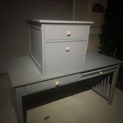 Free Desk And Filing Cabinet 