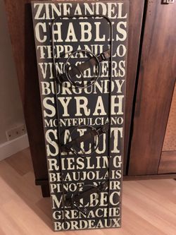 Wood Wall Wine Holder