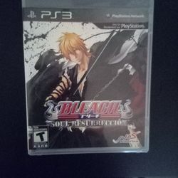 PS3 BLEACH SOUL RESURRECCION