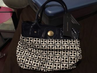 Tommy Hilfiger Purse Navy Blue and White New