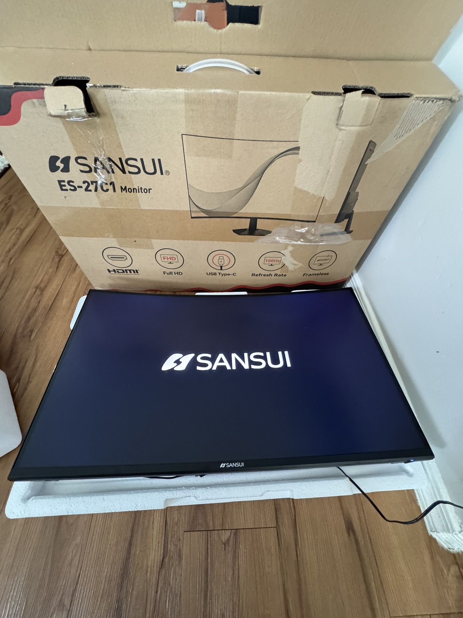 Sansui 27in Curved Monitor 