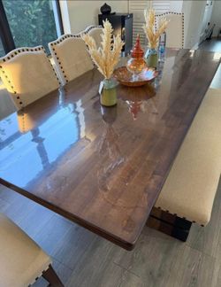 96 inch Wooden Dining Table