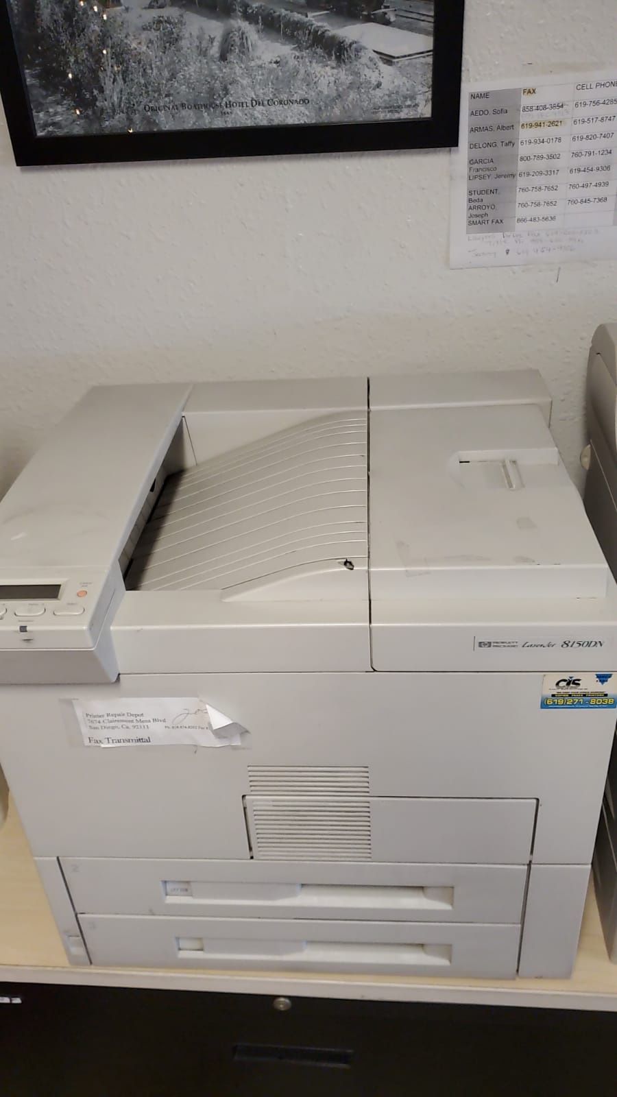 Heavy Duty Laser Jet Printer HP 8150DN