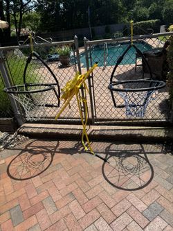 Hanging Basketball Hoops