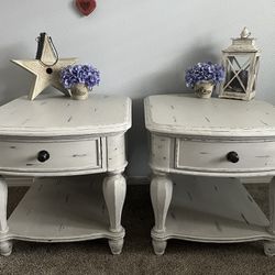 Rustic Farmhouse End Tables / Nightstands 