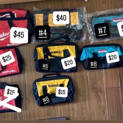 🔵Makita  // 🔴Milwaukee // 🟡Dewalt//.      🍀BAGS 💼 🍀 FOR SALE 