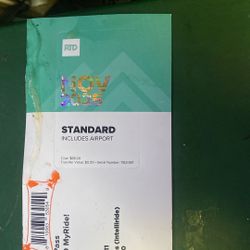 Denver RTD Month Pass For Dec Standard Includes Airport Unlimited Rides Normally $88 Half Price $44