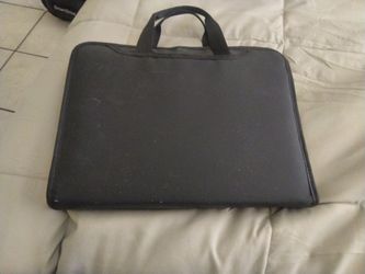 Black Neoprene Laptop Sleeve with Handles