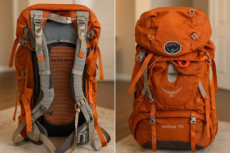 Osprey Aether 70L Hiking Backpack – Like New – Adventure-Ready