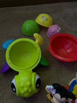 Huge Kids Bath & Water Toy Lot - Disney, Imaginext, VTech, Fishing Pole & More!