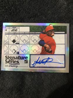 2019 Donruss Framber Valdez auto card