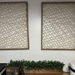 Paper Wood Framed Art 