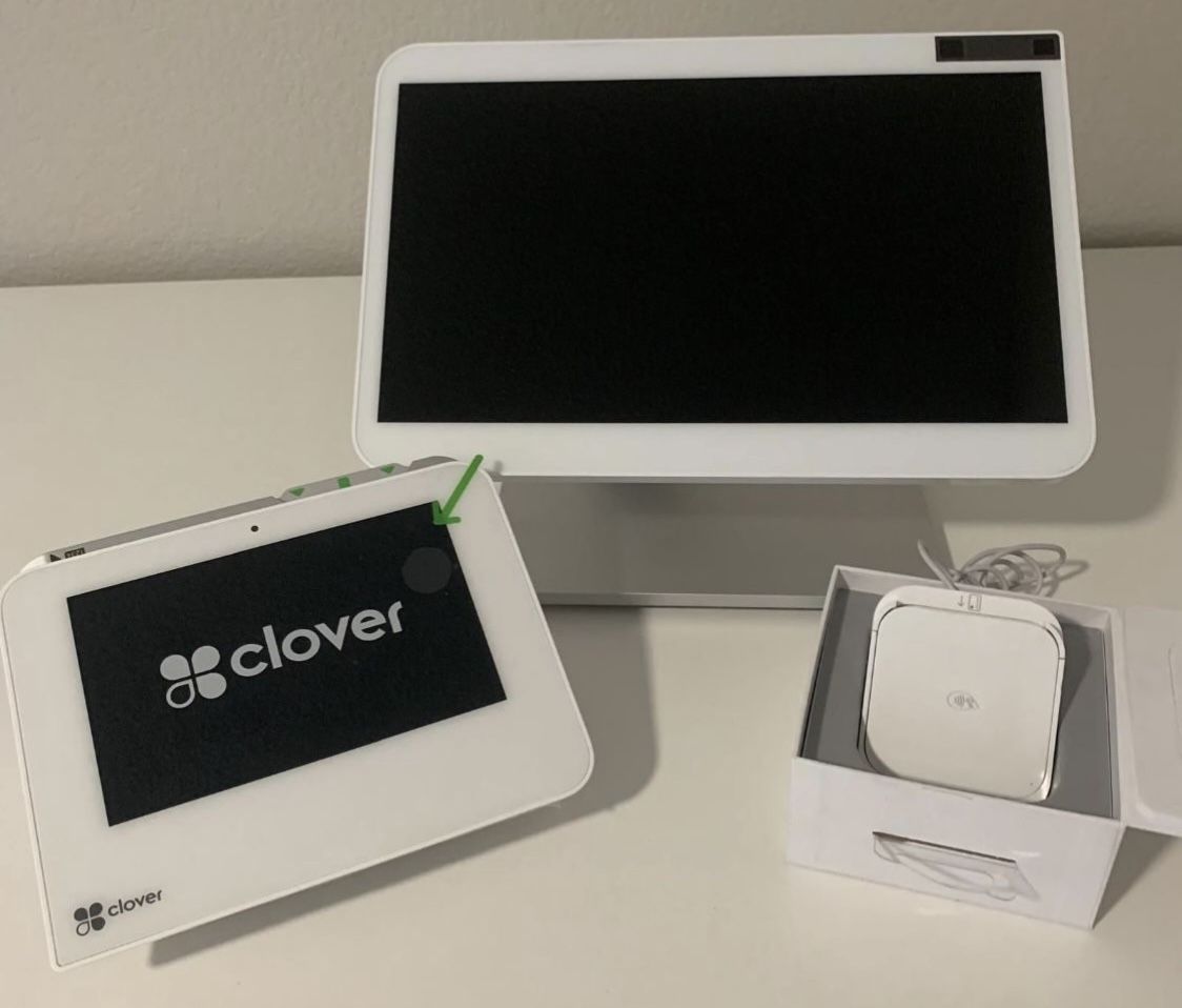 2 Clover Station Point of sale terminals