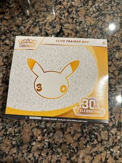 Pokémon 30th Anniversary Celebration Elite Trainers Box