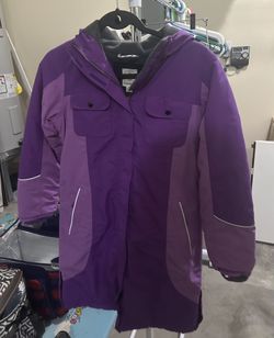 Purple Parka Jacket