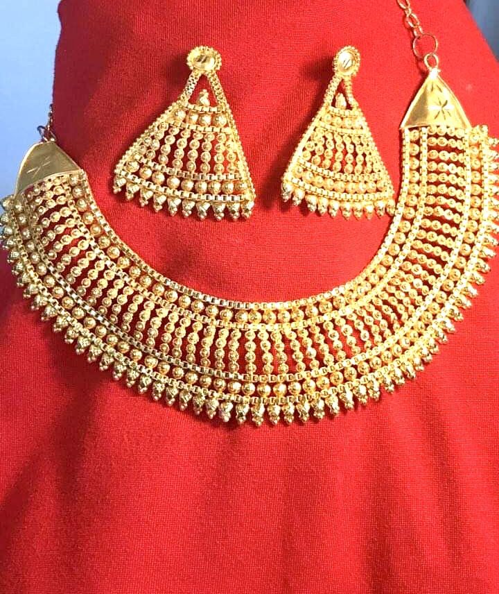 Fashion Indian Gold Plated Bollywood Necklace Wedding Jewelry