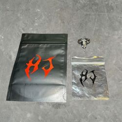 Hard Jewelry Silver Nightmare Ring Size-13