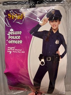 Child cop police costume