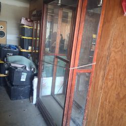 Glass display cabinets