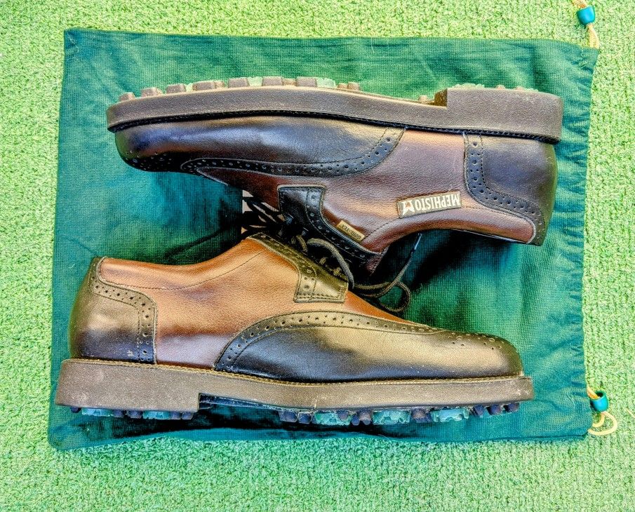 Mephisto Multi-Grip Wingtip GTX Waterproof Golf Cleats/Shoes Mens Sz 8 EUC Mephisto | Shoes | Mephisto Multigrip Wingtip Gtx Waterproof  main image 4