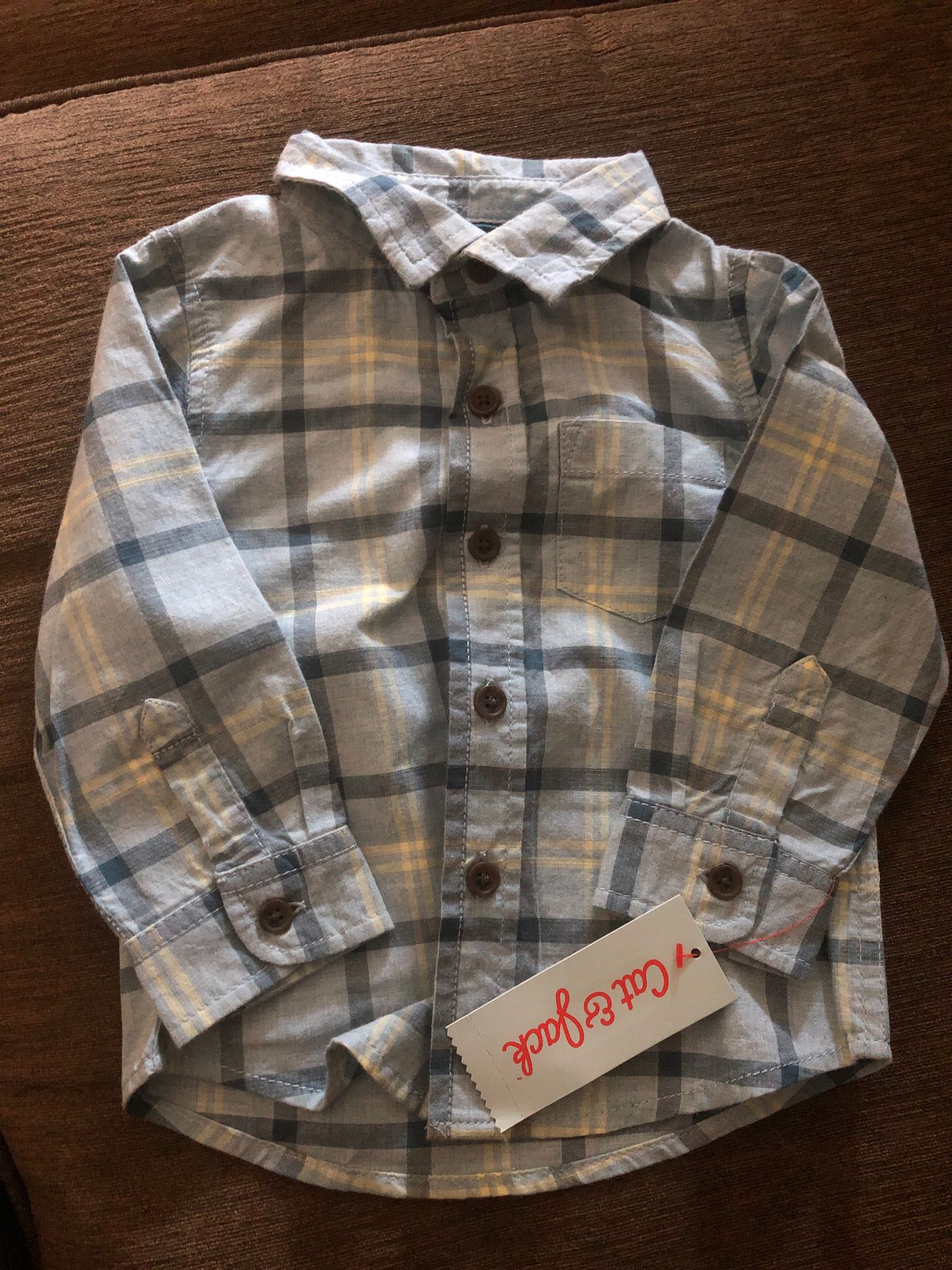 Boys 12m shirt NEW with tags.