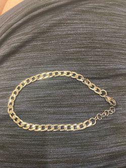 Silver stainless steel bracelet