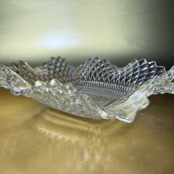 Federal Glass -Vintage- Ruffled Mint Dish