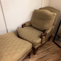 A. Rudin Designer Lounge Chair & Ottoman – Luxury Custom Furniture