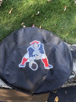 New England Patriots Standard Spare Tire Cover w/ Throwback Logo