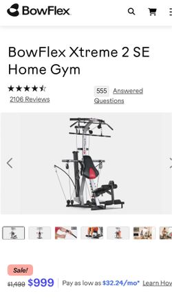 BowFlex Xtreme 2 SE Home Gym like new