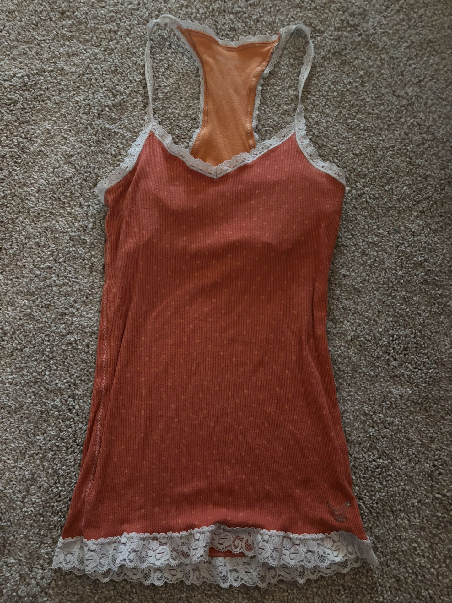 Orange American Eagle Racer back Tank SIZE XS