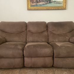 Brown Recliner Couch