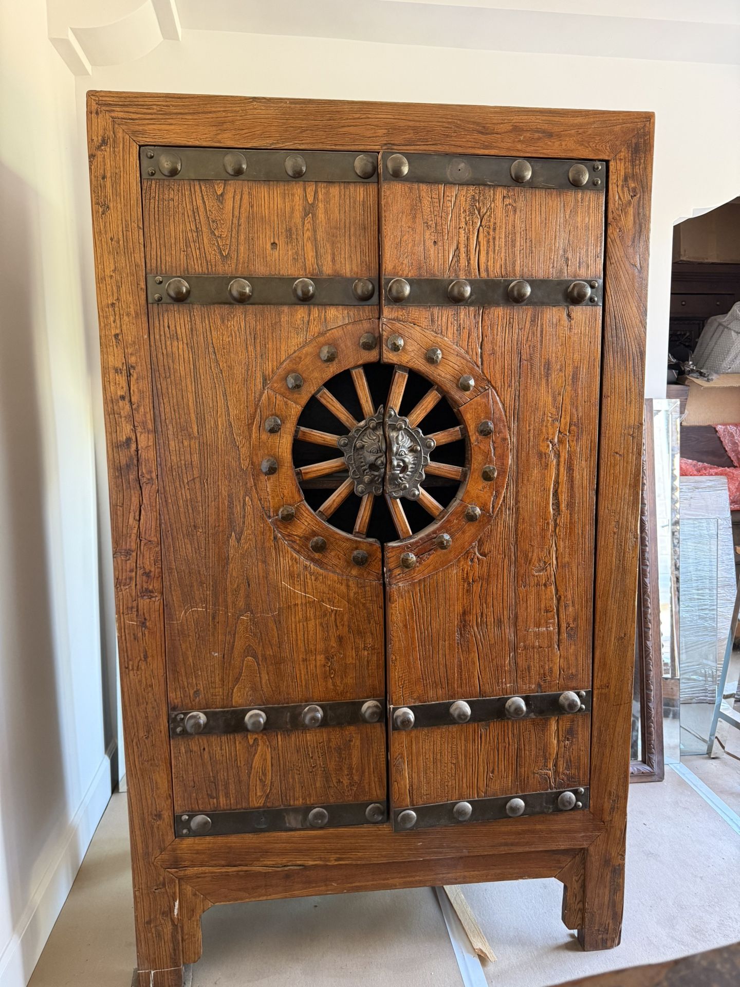 Rustic Wood Dresser / Armoire  