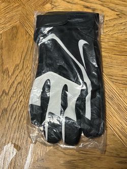 Nike Football Gloves Black and White XXXL