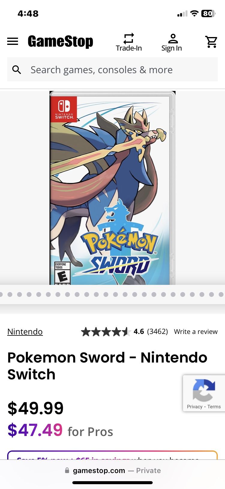 Pokémon Sword