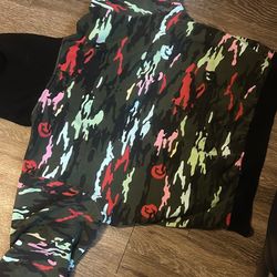 Cookies Escobar Camo 1/4 Zip Pullover Hoodie