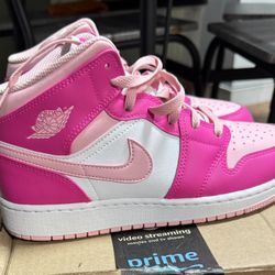 Pink And White Nike Dunks  