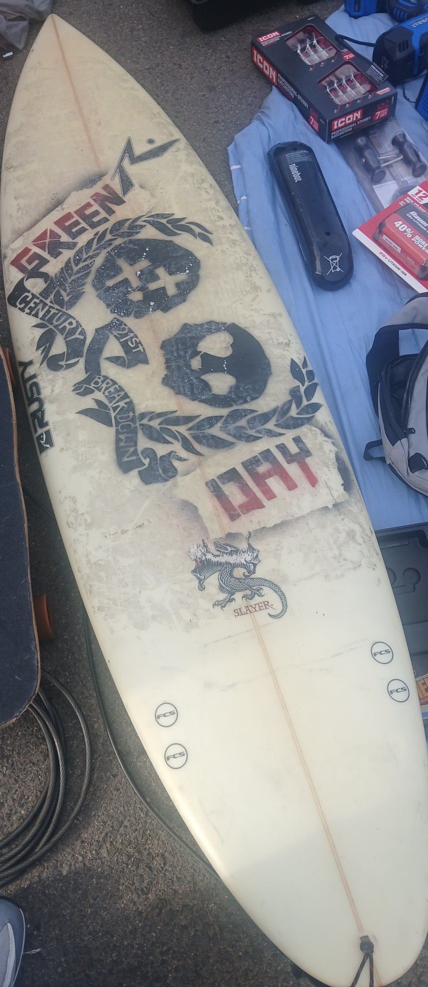Rusty Surfboard.