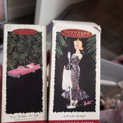 collectible Barbie ornaments from the Early '90s