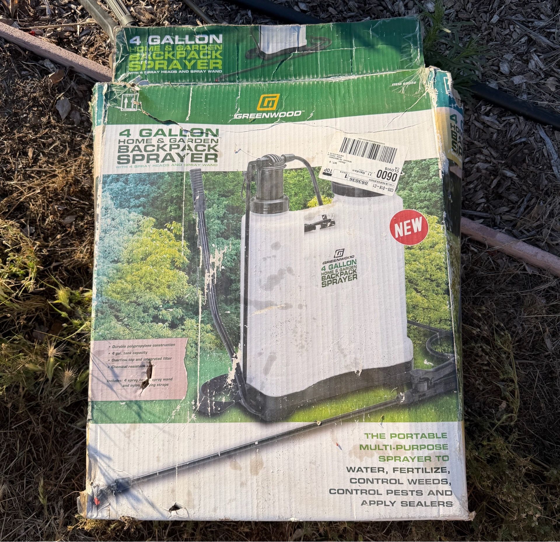 4 gallon backpack sprayer