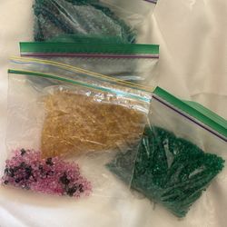 Vintage Bags Of Beads $10 All