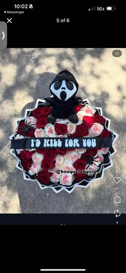 Soooky Bouquets Ghost Face Chucky Flowers Ramos 