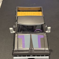 Fortnite Bear 4x4 Truck Vehicle Toy Jazwares Black Gray Purple Pickup Truck.   Overall, very nice condition front halo headlights work.