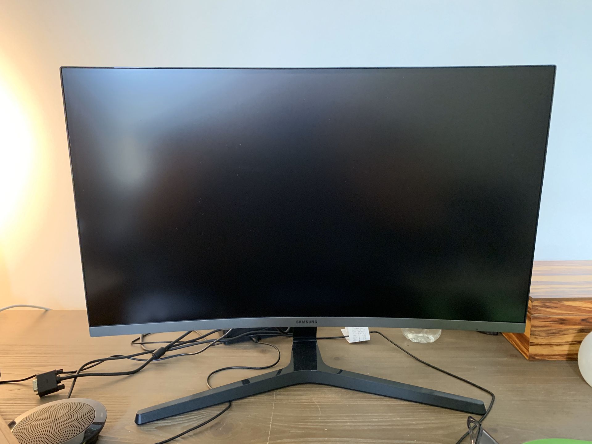 Samsung 27-Inch CR50 Frameless Curved Gaming Monitor (LC27R500FHNXZA) – 60Hz Refresh, Computer Monit