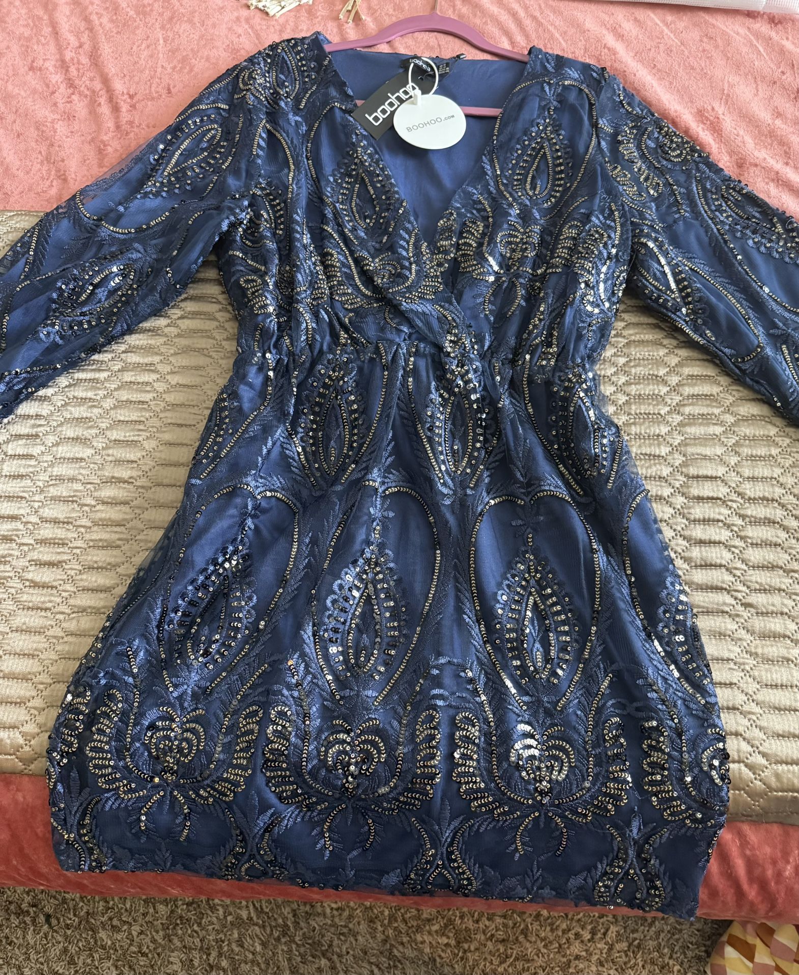 Navy Party Dress