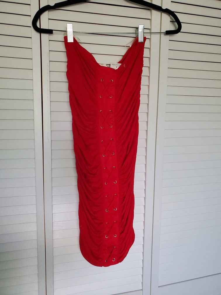 Ruched Strapless Dress