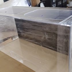 BRAND NEW!!! 90 GAL 48x18x24 Acrylic Aquarium (Museum Polish) 3/8" Thick With 1/2" Brace