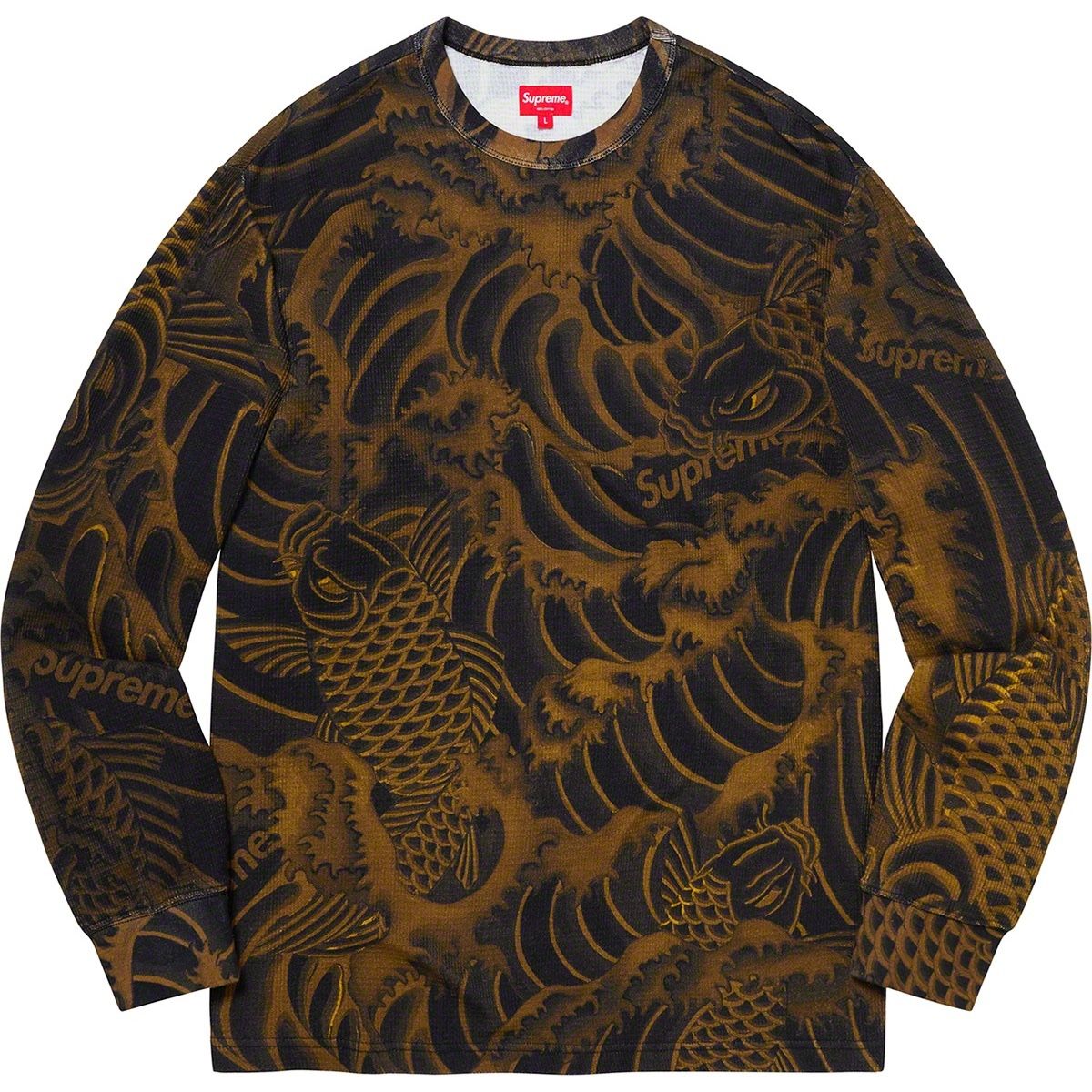 Supreme Waves Long Sleeve Top