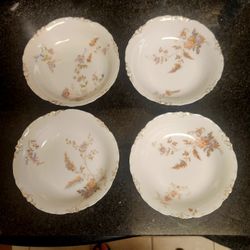 X4 Royal Crown Versailles Germany China Bowls