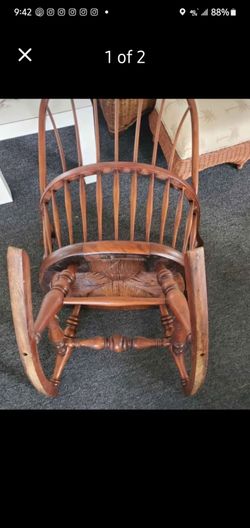 Classic Windsor Style Rocking Chair